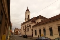 Arad Belvárosi Református templom épülete hátulról