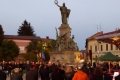 Arad a 170. megemlékezés az aradi vértanúkra a Szabadságszobornál