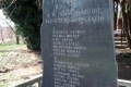 Bashalom temetőjében az I. és II. világháborús emlékmű Hőseinek névsora