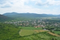 Boldogkőváralja falu látképe a várból