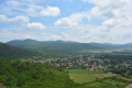 Boldogkőváralja látképe a várból