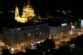 Látkép a Budapest Eye óriáskerékről a Szent István-bazilikára