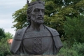Edelény - Szent István király mellszobor