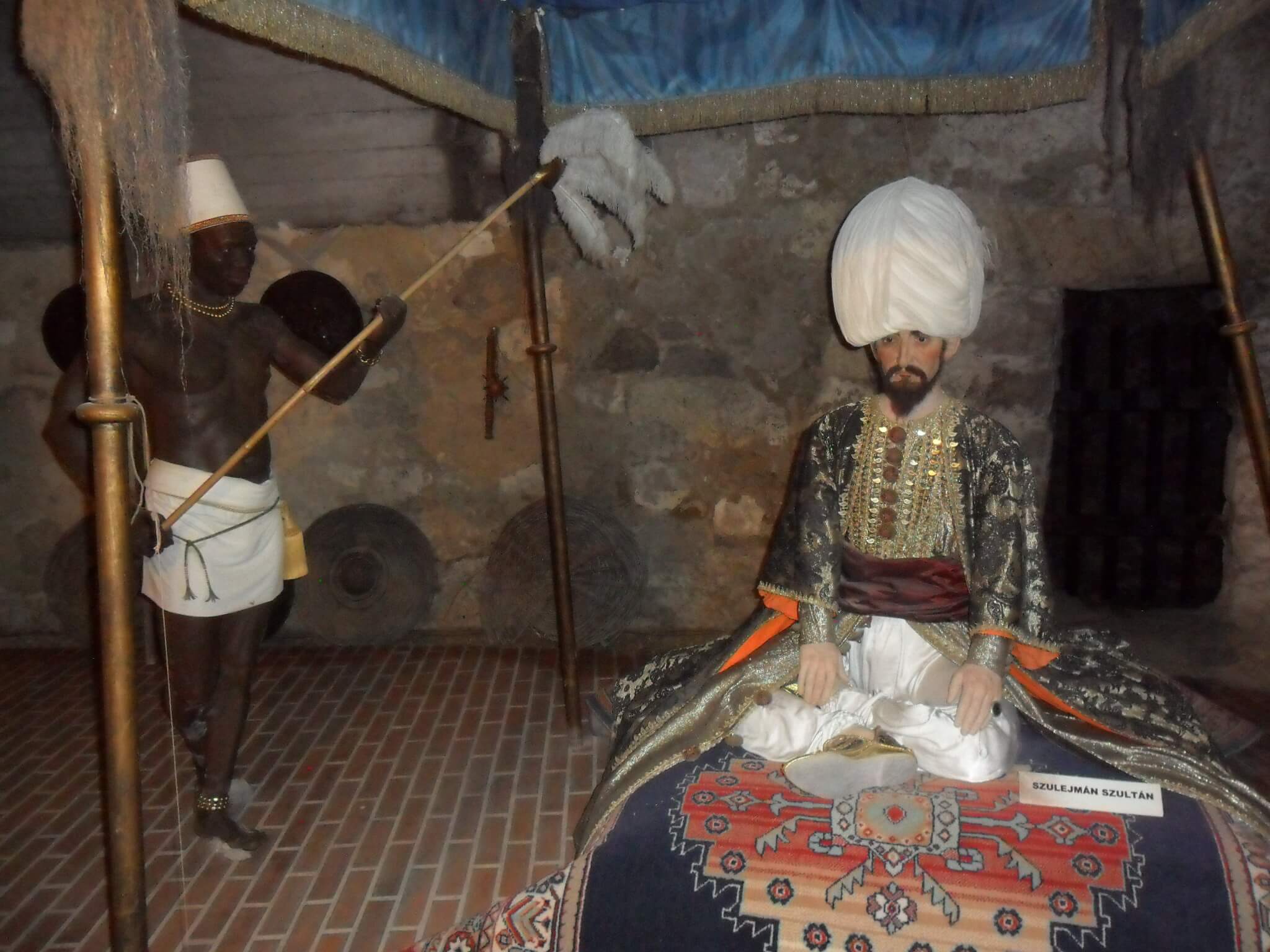 Eger Vármúzeum panoptikuma Egri csillagok:  Szulejmán szultán