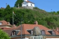 Esztergom Liszt Ferenc szobor és a szenttamáshegyi Szent Tamás kápolna