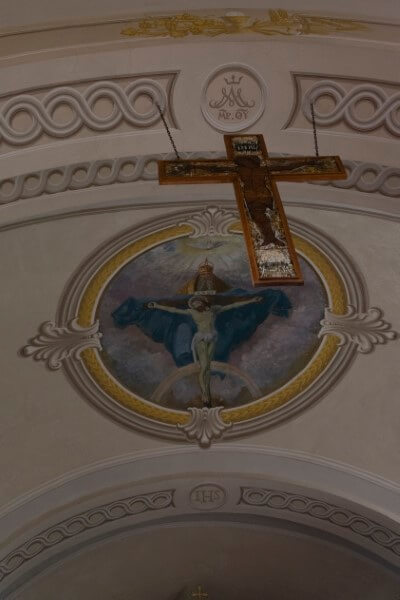 Füzér - A Szent István római katolikus templom freskója