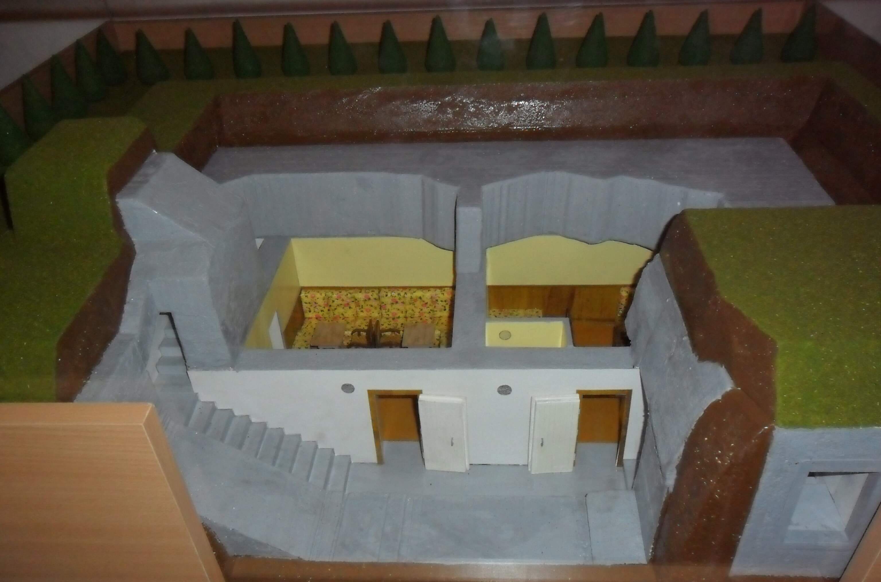 Gödöllő Grassalkovich kastély Horthy bunker makett