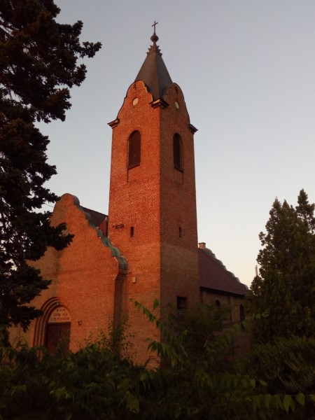 Kálmánházi Evangélikus templom tornya
