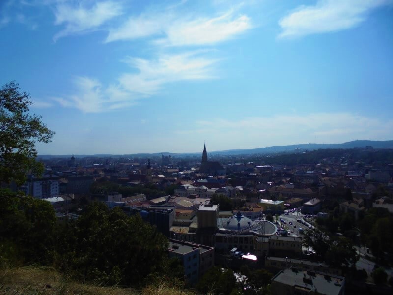 Kolozsvár látképe a Szent Mihály templommal