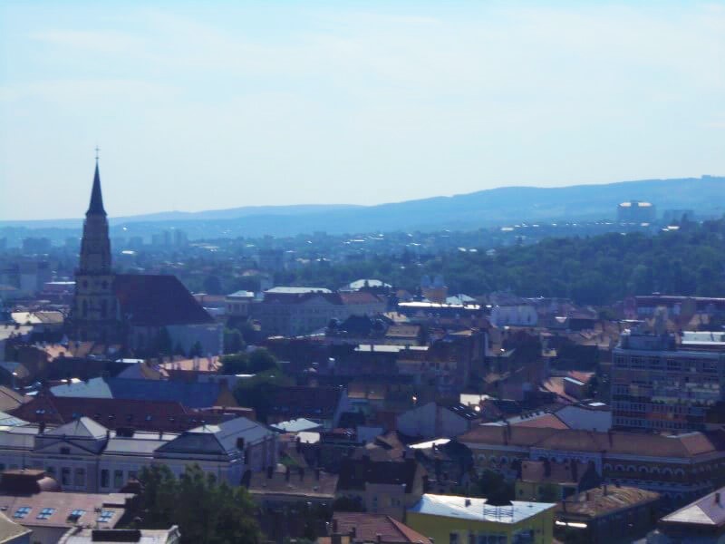 Kolozsvár látképe a Szent Mihály templommal
