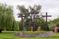 Komáromszentpéter - Golgota a római katolikus templomkertben