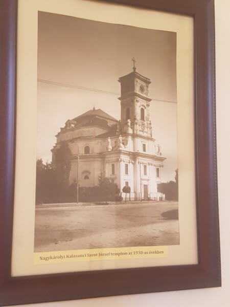 Nagykároly Kalazanci Szent József római katolikus templom az 1930-as években