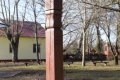 Nagyrábé régi idők tantóinak emlékoszlopa