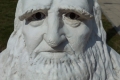 Nyírbátor Várostörténeti sétány Leonardo da Vinci szobra