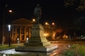 Nyíregyháza Bessenyei György szobor és a Jósa András Múzeum