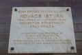 Nyíregyháza Kovács István nemzetőr főhadnagy vértanú szülőházának emléktáblája