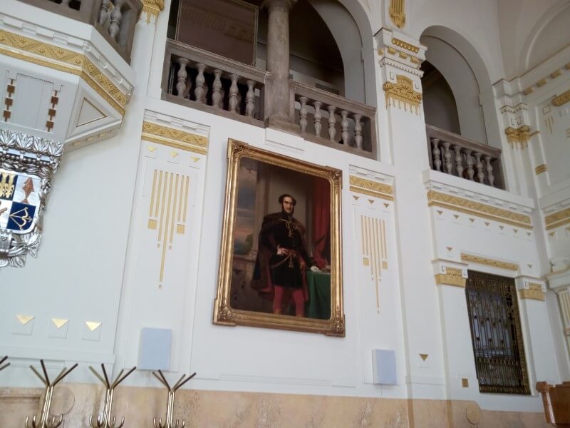 Széchenyi István festmény a nyíregyházi Megyeházában