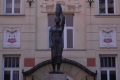 Nyíregyháza Sóstó Korsóvivő szobor és a Krúdy Vigadó