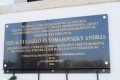 Nyíregyházán a Büntetés-végrehajtási intézet falán elhelyezett Szilágyi László és Tomasovszky András emléktábla