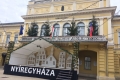 Nyíregyháza Városháza karácsonyi hangulatban