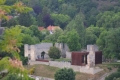 Pécs - Kilátás a Havihegyről a Tettyei romokra a Szatmári palota romjaira