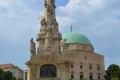 Pécs Szentháromság szobor és a Gázi Kászim pasa dzsámija, avagy a Gyertyaszentelő Boldogasszony templom