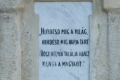 Szabolcs - A Millennium emlékoszlop táblája