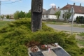 Szatmárcseke I. világháborús csónakos fejfás emlékmű