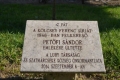 Szatmárcseke - Kölcsey Ferenc sírját felkereső Petőfi Sándor emlékére ültetett fa
