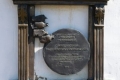 Tiszacsécse - Az 1999. november 6-i árvízszint magasságának az emléktáblája