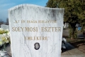 Tiszaeszlár Solymosi Eszter síremléke