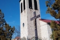 Tiszaeszlár Szent Kilián római katolikus templom  emlékkeresztje