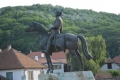 Tokaj Kis Albert kuruc ezredes lovas szobra