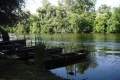 Tokaj Tisza part ladikokkal