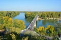 Tokaj Erzsébet királynő hídja a Tisza felett
