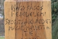 Vaja Molnár Mátyás emlékoszlop