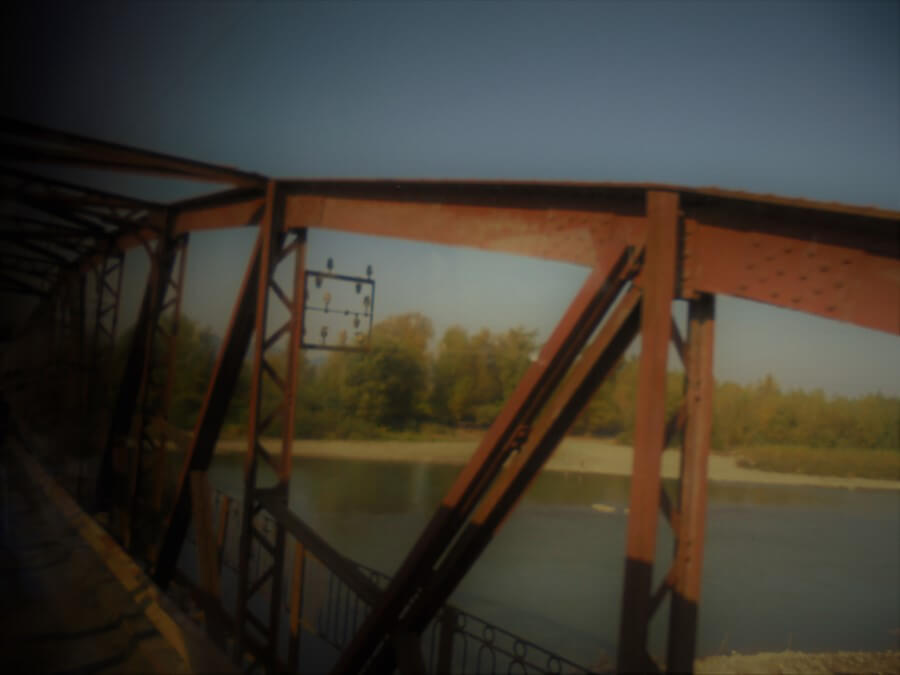 Viski Tisza-híd eredeti íves szakasza