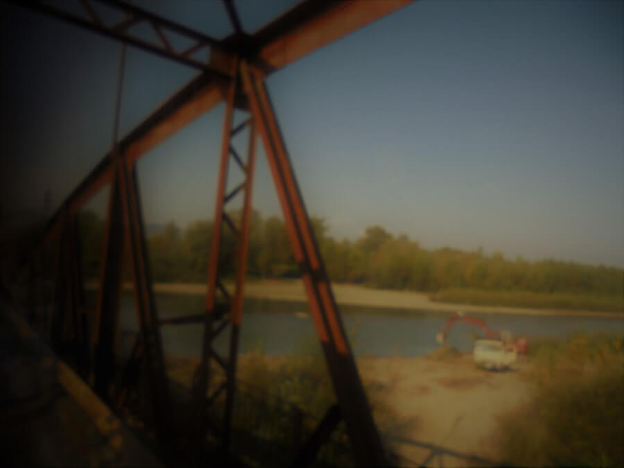 Viski Tisza-híd eredeti íves szakasza
