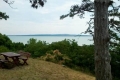 Vonyarcvashegy Szent Mihály dombról a látkép a Balatonra