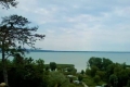 Vonyarcvashegy Szent Mihály dombról a látkép a Balatonra