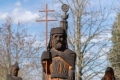 Zsáka -  Honfoglalás és Megmaradás szoborpark: Szent István szobor