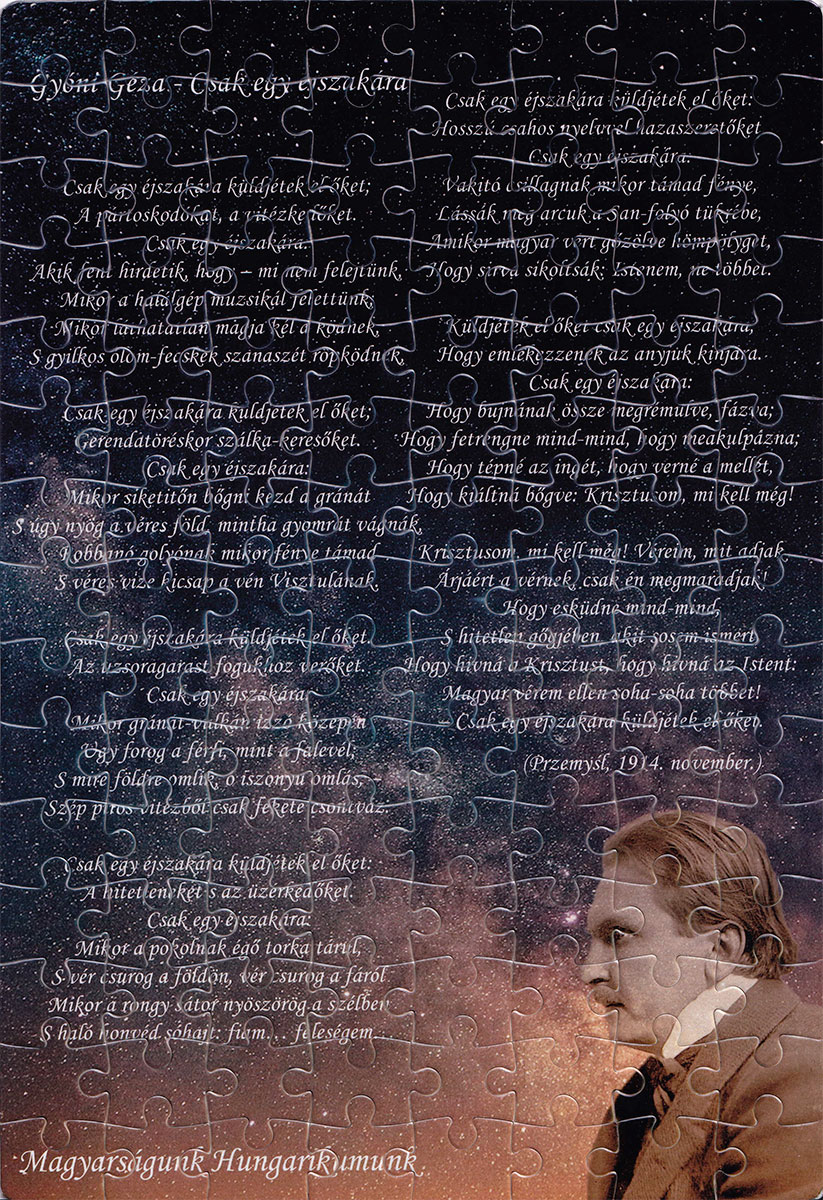 Gyóni Géza Csak egy éjszakára puzzle