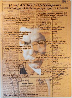 József Attila Születésnapomra puzzle 300 darabos kirakó a Magyar Költészet Napjára.