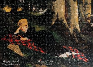 Szinyei Merse Pál Olvasó nő puzzle
